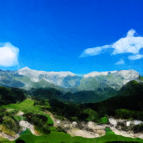 Landscapes #457 — Green landscapes