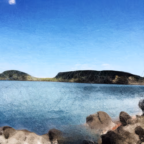 Landscapes #686 — Closed water
