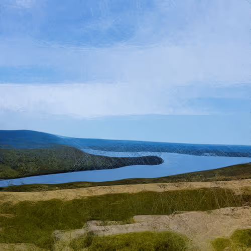 Landscapes #648 — Closed water