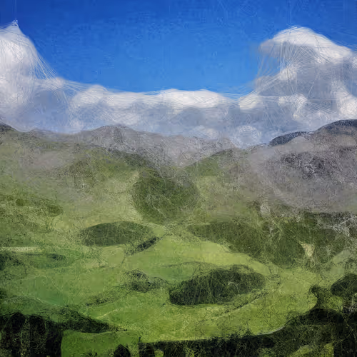 Landscapes #483 — Green landscapes
