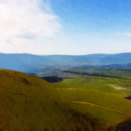 Landscapes #664 — Green landscapes