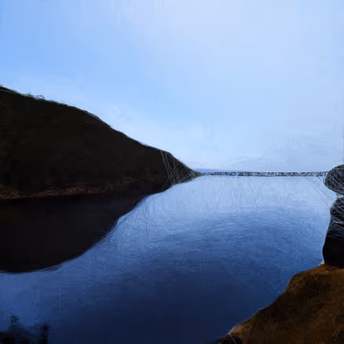 Landscapes #964 — Closed water